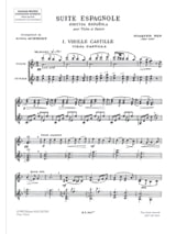 Suite espagnole - Violon guitare - Joaquin Nin - Partition - Duos